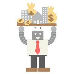 robot illustration Vector