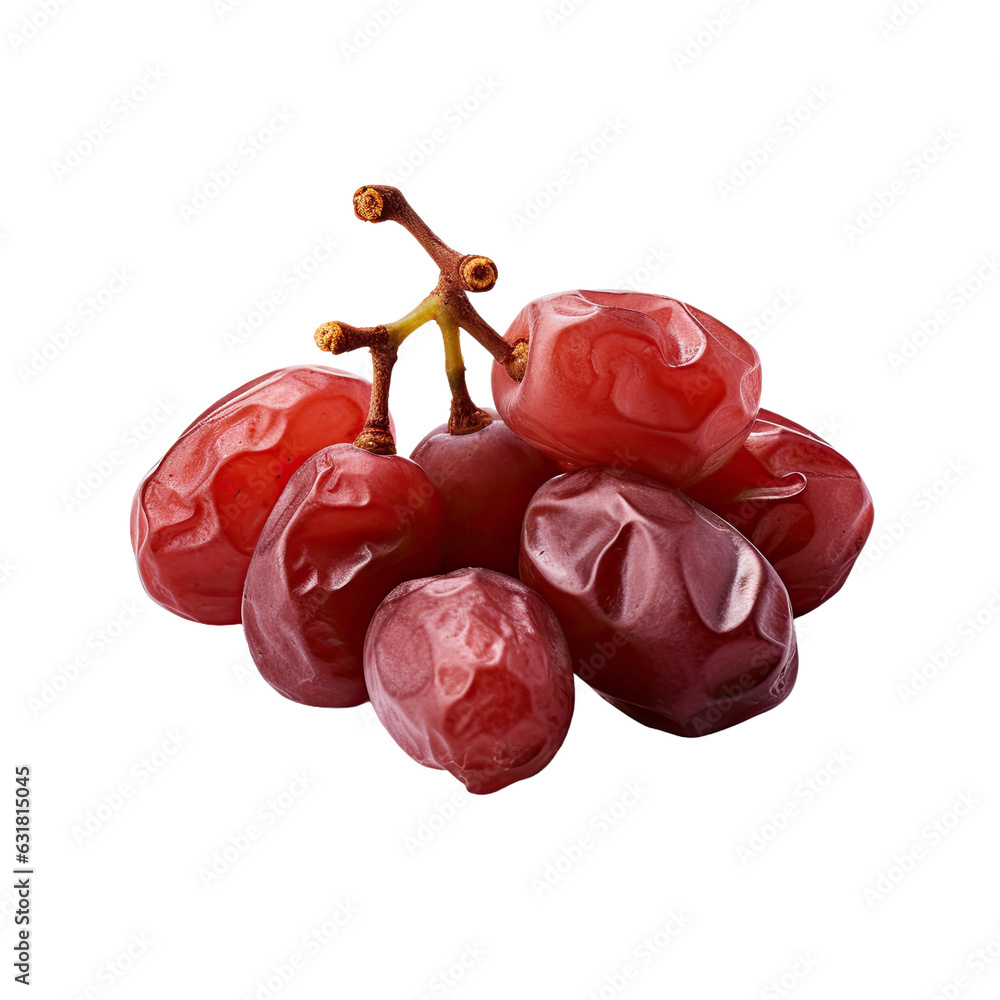 Poster two isolated raisins with transparent backround. clipping path included.