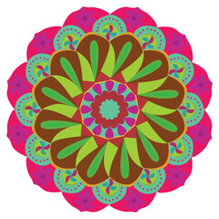 Mandela art vector pattern design