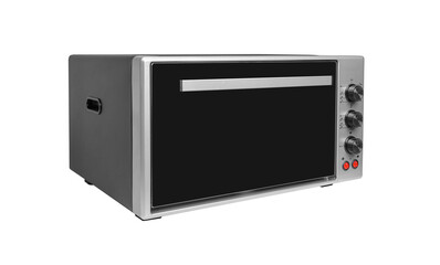 Electric oven isolated on a white background.