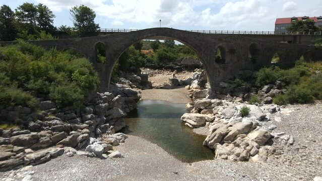  Mesi Bridge in Shkoder, Albania by Drone
