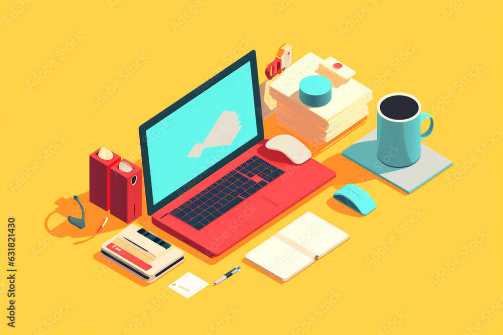 Aufkleber background design business laptop technology desktop gadget space computer colours web. generative a