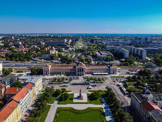 Zagreb landscape, city center