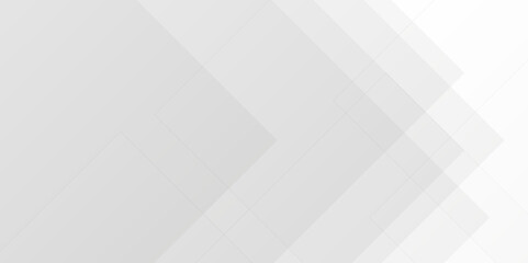 Abstract white background with squares. Abstract minimal geometric white and gray light background design. white transparent material in triangle diamond and squares shapes in random geometric pattern