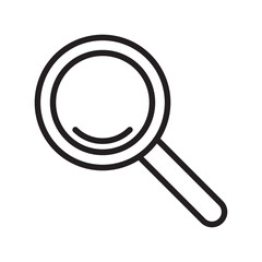 magnifying glass icon design vector template