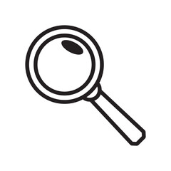 magnifying glass icon design vector template