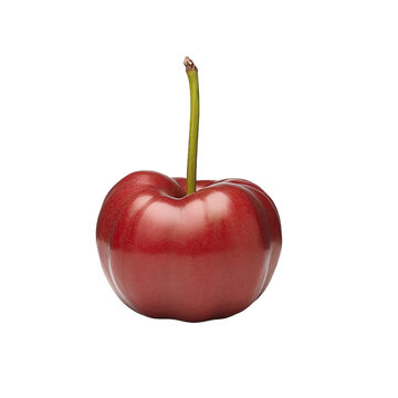red cherry isolated on white HD transparent background PNG Stock Photographic Image