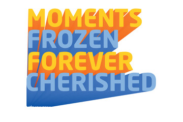 3D Text Design About World Photography Day Quotes Sublimation