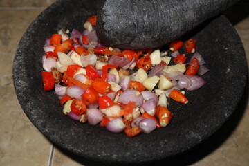 pieces of chili seasoning