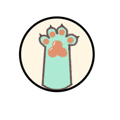paw stamp illustration