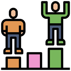 profits line icon,linear,outline,graphic,illustration