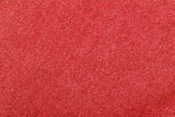 red color jeans texture, factory fabric on white background