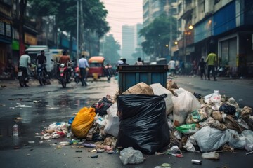 Garbage overflows, city streets in crisis - a global waste problem screams for attention.
