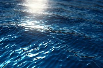Blue sea surface background