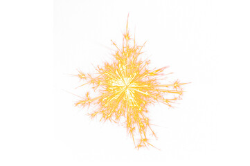 Fireworks Sparks Isolated on transparent background PNG file