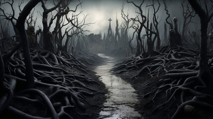 creepy landscape