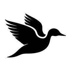 Duck vector logo illustration