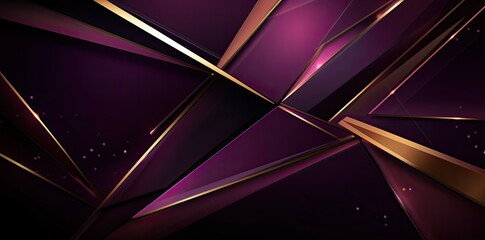 Abstract purple and gold luxury background.