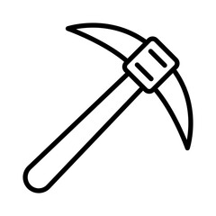 Pickaxe Icon Design