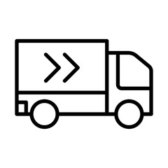 Shipping Truck Icon Design