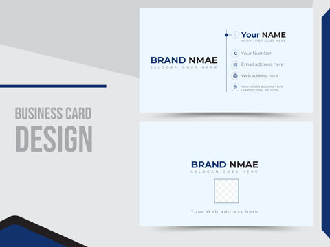 Business card forn & back