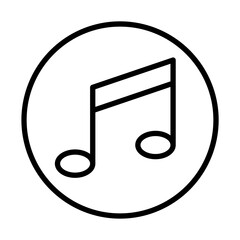 Music Note Icon Design