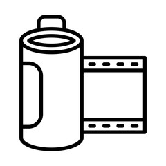 Film Roll Icon Design