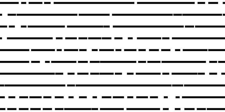 Abstract modern minimal black and white monochrome geometry interrupted lines texture background