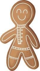 gingerbread man and person