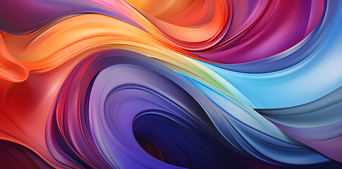 Colorful abstract background with waves