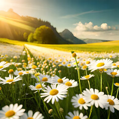 meadow with flowers