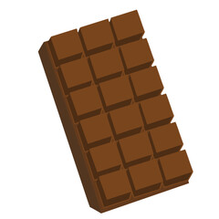 PURE DARK CHOCOLATE SWEET Dessert Cartoon illustration