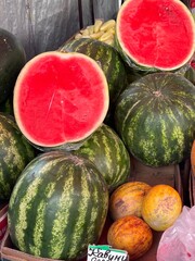 watermelons and melons