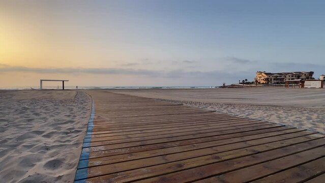 Playa La Zenia / Cala Bosque in La Zenia. Beach in a summer morning. Costa blanca, orihuela costa, playa flamenca.