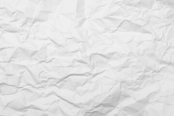 White Paper Texture background. Crumpled white paper abstract shape background with space paper recycle for text.