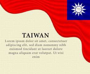Taiwan national day template