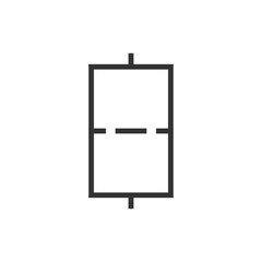 Filter icon. Graphical symbol modern, simple, vector, icon for website design, mobile app, ui. Vector Illustration