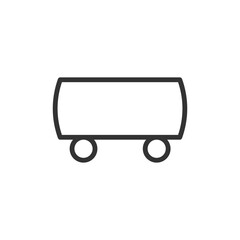 Tank car icon. Graphical symbol modern, simple, vector, icon for website design, mobile app, ui. Vector Illustration