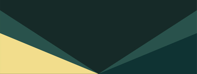 Minimalist background with green and gold color.