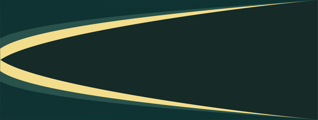 Minimalist background with green and gold color.