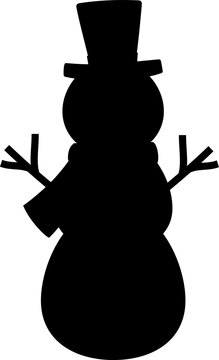 recommend clip art: snowman silhouette