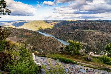 Fototapeta na wymiar Douro river. Border between Portugal and Spain.