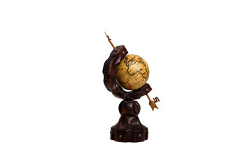 Globus, Weltkarte freigestellt © angelo esslinger
