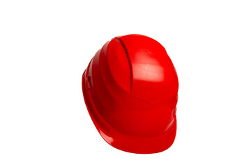 Bauhelm freigestellt