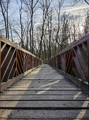 Wooden bridge