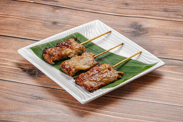 Thai cuisine - grilled pork skewer