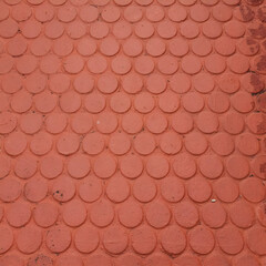 Concrete floors that people use during the summer season under the hot sun. 