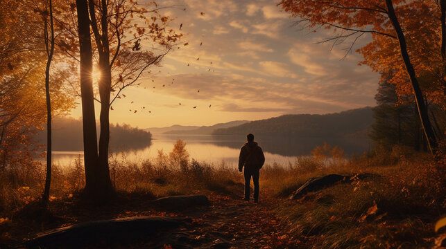 Autumn silhouettes