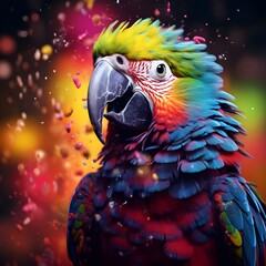 colorful parrot