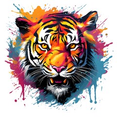 Splash art of a tiger